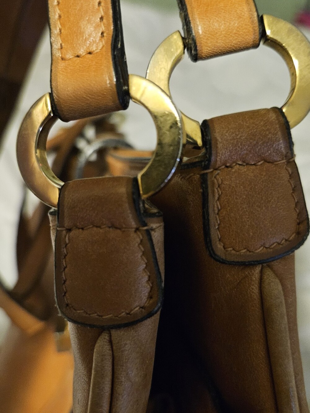MARK CROSS HANDBAG, VINTAGE MARK CROSS LEATHER PURSE, Mark Cross Shoulder Bag - Picture 7 of 16